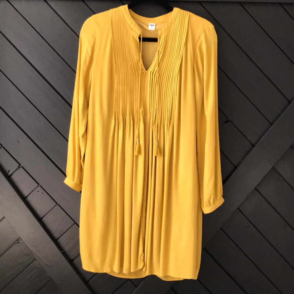 Old Navy Tassel Tie Boho Midi Dress